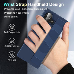 Coque pour Samsung Galaxy Z Fold 7, avec Dragonne Anti-Dérapante, Antichoc et Antidérapant – Coque Ultra Mince pour Usage Quotid