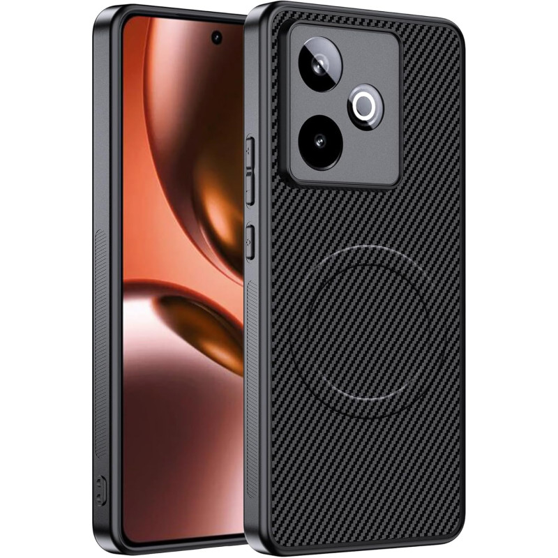 Coque pour Realme GT 7 / 7T 5G avec Aimant Intégré, Protection Anti-Choc et Anti-Rayure, Design Antidérapant - Housse Magnétique