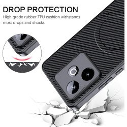 Coque pour Realme GT 7 / 7T 5G avec Aimant Intégré, Protection Anti-Choc et Anti-Rayure, Design Antidérapant - Housse Magnétique