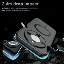 Coque pour Honor Magic 8 Lite avec Aimant Intégré, Protection Anti-Choc et Anti-Rayure, Design Antidérapant - Housse Magnétique 