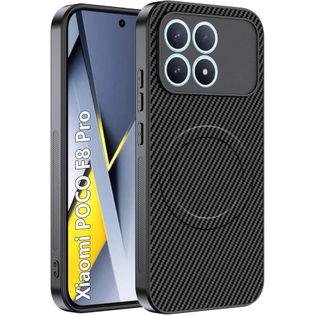 Coque pour Xiaomi POCO F8 Pro avec Aimant Intégré, Protection Anti-Choc et Anti-Rayure, Design Antidérapant - Housse Magnétique 