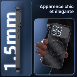 Coque pour Xiaomi POCO F8 Pro avec Aimant Intégré, Protection Anti-Choc et Anti-Rayure, Design Antidérapant - Housse Magnétique 