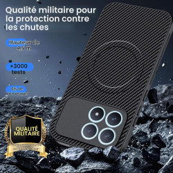 Coque pour Xiaomi POCO F8 Pro avec Aimant Intégré, Protection Anti-Choc et Anti-Rayure, Design Antidérapant - Housse Magnétique 