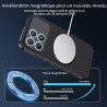 Coque pour Xiaomi POCO F8 Pro avec Aimant Intégré, Protection Anti-Choc et Anti-Rayure, Design Antidérapant - Housse Magnétique 