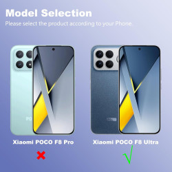Coque pour Xiaomi POCO F8 Ultra avec Aimant Intégré, Protection Anti-Choc et Anti-Rayure, Design Antidérapant - Housse Magnétiqu