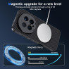 Coque pour Honor Magic 8 Pro 5G avec Aimant Intégré, Protection Anti-Choc et Anti-Rayure, Design Antidérapant - Housse Magnétiqu