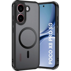 Coque pour Xiaomi POCO X8 Pro 5G avec Aimant Intégré, Protection Anti-Choc et Anti-Rayure, Design Antidérapant - Housse Magnétiq