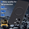 Coque pour Xiaomi POCO X8 Pro Max 5G pour MagSafe, Anti Choc Et Anti Rayures, Côtés Antidérapants, Boutons Précis, Design Fibre 