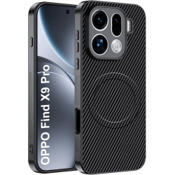 Coque pour Oppo Find X9 Pro 5G avec Aimant Intégré, Protection Anti-Choc et Anti-Rayure, Design Antidérapant - Housse Magnétique