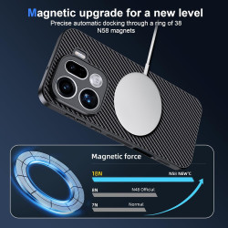 Coque pour Oppo Find X9 Pro 5G avec Aimant Intégré, Protection Anti-Choc et Anti-Rayure, Design Antidérapant - Housse Magnétique