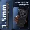 Coque pour Oppo Find X9 Ultra 5G pour MagSafe, Anti Choc Et Anti Rayures, Côtés Antidérapants, Boutons Précis, Design Fibre De C