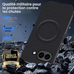 Coque pour Google Pixel 10A avec Aimant Intégré, Protection Anti-Choc et Anti-Rayure, Design Antidérapant - Housse Magnétique po