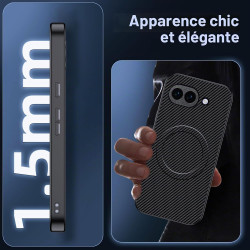 Coque pour Google Pixel 10A avec Aimant Intégré, Protection Anti-Choc et Anti-Rayure, Design Antidérapant - Housse Magnétique po