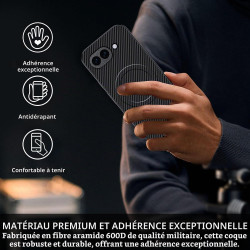 Coque pour Google Pixel 10A avec Aimant Intégré, Protection Anti-Choc et Anti-Rayure, Design Antidérapant - Housse Magnétique po