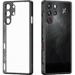 Transparente coque pour rougemagic 10s pro / 10s pro+ / 10 pro / 10 pro+, tpu + pc, protection d'appareil photo, toucher mat, an