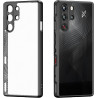 Transparente coque pour rougemagic 10s pro / 10s pro+ / 10 pro / 10 pro+, tpu + pc, protection d'appareil photo, toucher mat, an