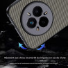 Coque pour Realme 14 Pro 5G, [Fibre de Carbone] Housse de Protection avec Cache Appareil Photo, Antichoc, Résistant aux Rayures 