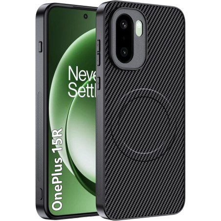 Coque pour OnePlus 15R avec Aimant Intégré, Protection Anti-Choc et Anti-Rayure, Design Antidérapant - Housse Magnétique pour On