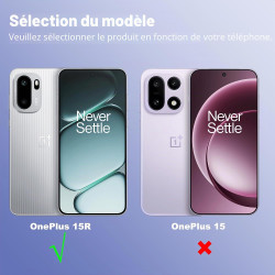 Coque pour OnePlus 15R avec Aimant Intégré, Protection Anti-Choc et Anti-Rayure, Design Antidérapant - Housse Magnétique pour On