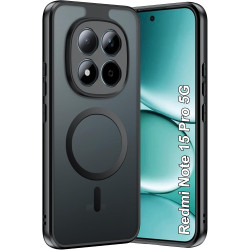 Coque pour xiaomi rougemi note 15 pro 5g avec aimant intégré, protection anti-choc et anti-rayure, design antidérapant - housse 