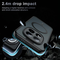 Coque pour xiaomi rougemi note 15 pro 5g avec aimant intégré, protection anti-choc et anti-rayure, design antidérapant - housse 