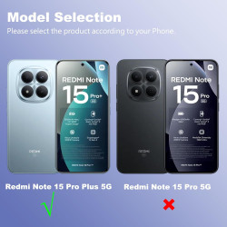 Coque pour xiaomi rougemi note 15 pro plus 5g / poco m8 pro 5g avec aimant intégré, protection anti-choc et anti-rayure, design 
