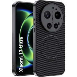 Coque pour Xiaomi 17 Ultra 5G avec Aimant Intégré, Protection Anti-Choc et Anti-Rayure, Design Antidérapant - Housse Magnétique 