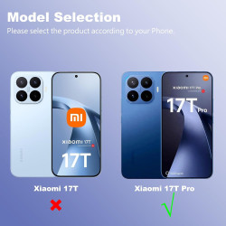 Coque pour Xiaomi 17T Pro avec Aimant Intégré, Protection Anti-Choc et Anti-Rayure, Design Antidérapant - Housse Magnétique pour