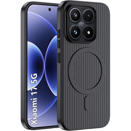 Coque pour Xiaomi 17 5G avec Aimant Intégré, Protection Anti-Choc et Anti-Rayure, Design Antidérapant - Housse Magnétique pour X