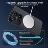 Coque pour Xiaomi 17 5G avec Aimant Intégré, Protection Anti-Choc et Anti-Rayure, Design Antidérapant - Housse Magnétique pour X