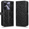 Coque pour Realme Note 60 Case, Étui de Protection à Rabat en Cuir Premium [Fente pour Carte] [Fonction Support], Compatible ave