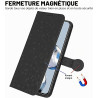 Coque pour Realme Note 60 Case, Étui de Protection à Rabat en Cuir Premium [Fente pour Carte] [Fonction Support], Compatible ave