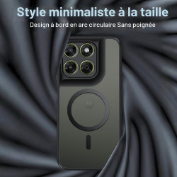Coque pour Motorola Moto G67 / G77 / G87 5G avec Aimant Intégré, Protection Anti-Choc et Anti-Rayure, Design Antidérapant - Hous