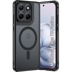 Coque pour Motorola Edge 70 Fusion avec Aimant Intégré, Protection Anti-Choc et Anti-Rayure, Design Antidérapant - Housse Magnét