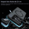 Coque pour Motorola Edge 70 Fusion avec Aimant Intégré, Protection Anti-Choc et Anti-Rayure, Design Antidérapant - Housse Magnét