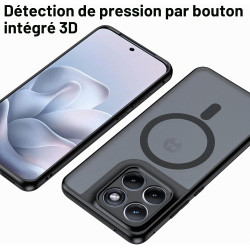 Coque pour Motorola Edge 70 Fusion avec Aimant Intégré, Protection Anti-Choc et Anti-Rayure, Design Antidérapant - Housse Magnét