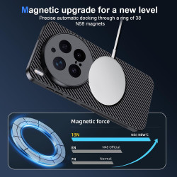 Coque pour Vivo X300 Pro 5G avec Aimant Intégré, Protection Anti-Choc et Anti-Rayure, Design Antidérapant - Housse Magnétique po