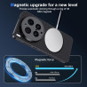 Coque pour Vivo X300 Ultra 5G pour MagSafe, Anti Choc Et Anti Rayures, Côtés Antidérapants, Boutons Précis, Design Fibre De Carb