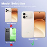 Coque pour Honor 600 5G avec Aimant Intégré, Protection Anti-Choc et Anti-Rayure, Design Antidérapant - Housse Magnétique pour H