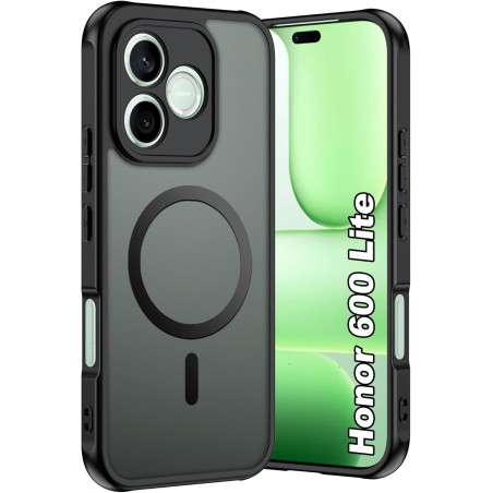 Coque pour Honor 600 Lite avec Aimant Intégré, Protection Anti-Choc et Anti-Rayure, Design Antidérapant - Housse Magnétique pour