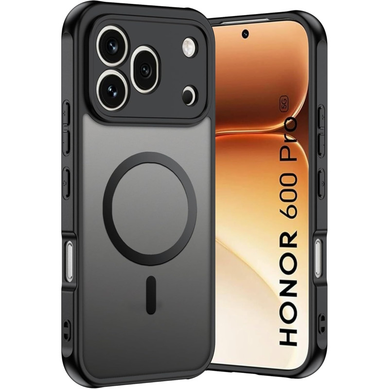 Coque pour Honor 600 Pro 5G avec Aimant Intégré, Protection Anti-Choc et Anti-Rayure, Design Antidérapant - Housse Magnétique po