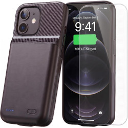 Coque de batterie pour iPhone 13/13Pro/14, étui de chargement portable ultra fin, mise à niveau 2026, 10 000 mAh, durée de vie d