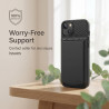 Coque batterie pour iPhone 14 et iPhone 13 6,1" 10 000 mAh avec protecteur d'écran Noir
