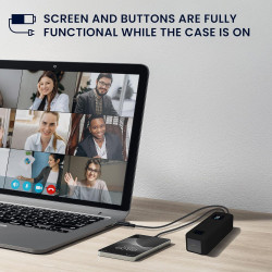 kwmobile Coque Compatible avec Anker Prime Power Bank 20000mAh 220W Coque - Housse de Protection en Silicone pour Power Bank Bat