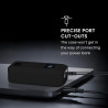 kwmobile Coque Compatible avec Anker Prime Power Bank 20000mAh 220W Coque - Housse de Protection en Silicone pour Power Bank Bat