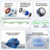 Refroidisseur de téléphone avec technologie Peltier Semiconductor et support magnétique pour une intégration transparente pendan