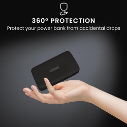 kwmobile Coque Compatible avec Anker MagGo Power Bank 10000mAh 15W Coque - Housse de Protection en Silicone pour Power Bank Batt