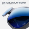 XREAL xbx a01+ AR Lunettes, Ultralégères 62g, 147" Écran Géant Portable pour Films et Jeux, Luminosité 1600 nits HDR10, USB-C DP