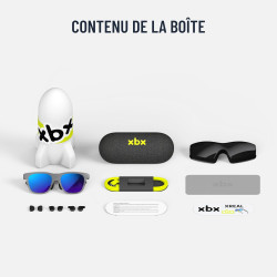 XREAL xbx a01+ AR Lunettes, Ultralégères 62g, 147" Écran Géant Portable pour Films et Jeux, Luminosité 1600 nits HDR10, USB-C DP