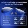 XREAL 1S AR/XR Lunettes, Lunettes de Réalité Augmentée avec Écran Virtuel 500", 52° FOV, 3DoF Natif, Real 3D, X1 Puce, Compatibl